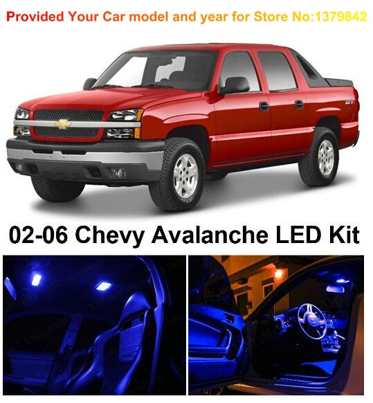   12 / ڵ Ÿϸ ̾ Ű ŰƮ LED ׸  Chevrolet Avalanche 2002-2006
